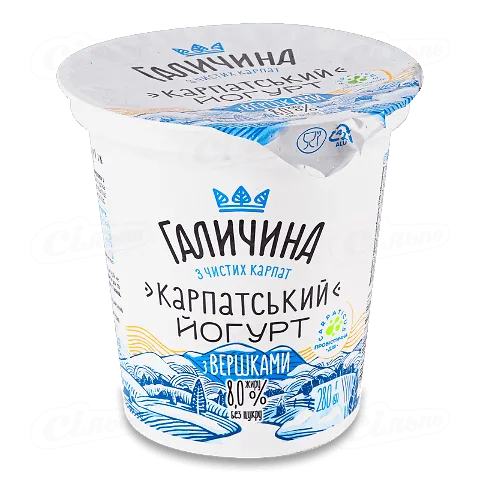 Йогурт Галичина з вершками 8%, 28