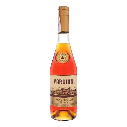 Бренді 0.5л 40% Traditional Vardiani пл