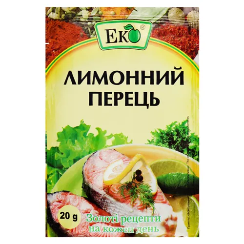 Приправа Еко перець часниковий, 20г