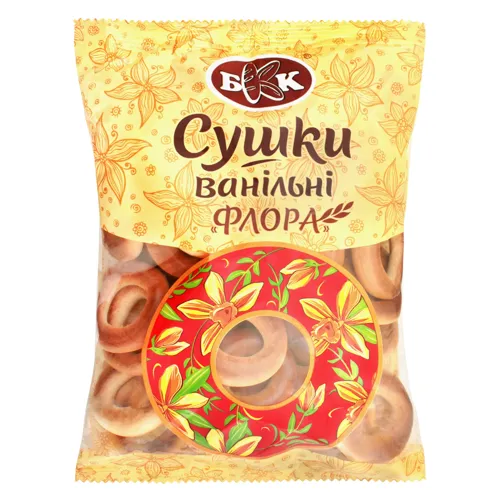 Сушки ванільні Флора БКК м/у 300г