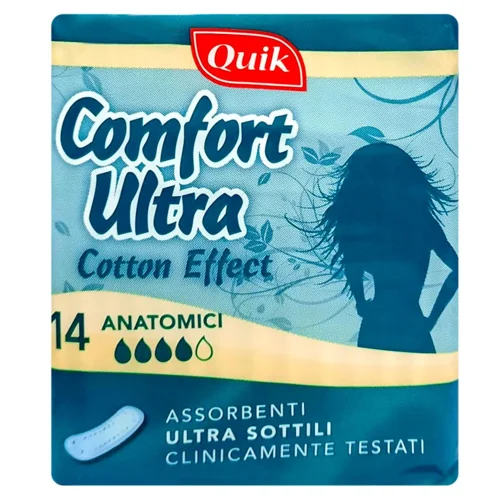 Прокладки гігієнічні Quik Ultra Comfort анатомічні 14шт