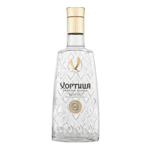 Горілка 0.5л 40% Преміум Хортиця пл