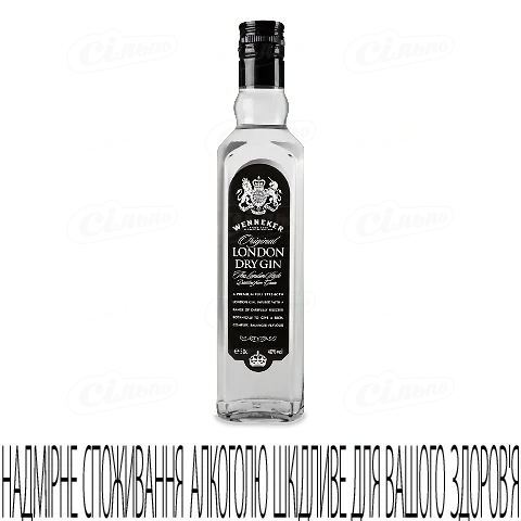 Джин Wenneker Original London Dry Gin, 0,5л
