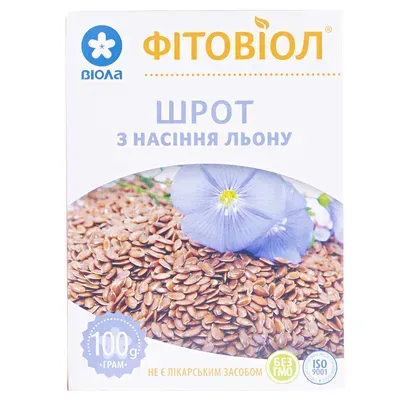 Віола шрот з насіння льону, 100г