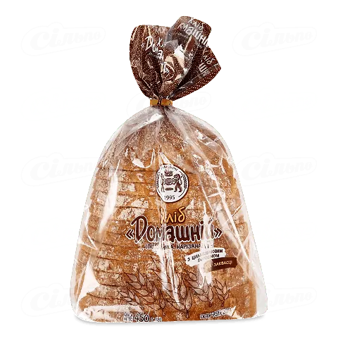 Хліб «Кулиничі» «Домашній» на заквасці половинка нарізаний, 450г