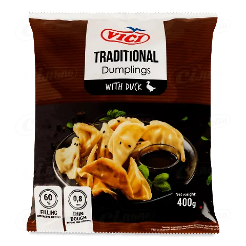Пельмені VICI Traditional з качкою, 400г