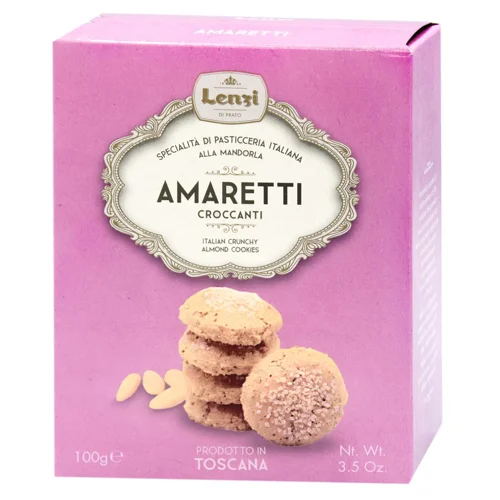 Печиво Lenzi Amaretti з мигдалем 100г