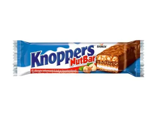 Шоколадний батончик Storck, Knoppers Nuss Riegel (з фундуком), 40г