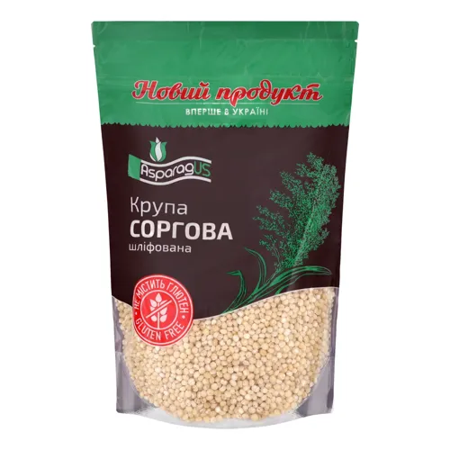 Крупа соргова шліфована без глютену AsparagUs д/п 500г