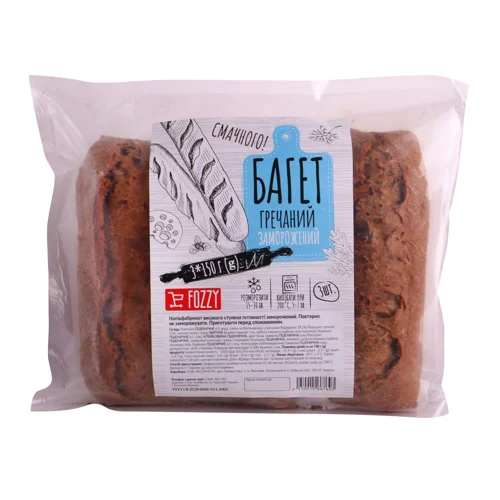 Багет гречаний заморожений Fozzy 3*150г
