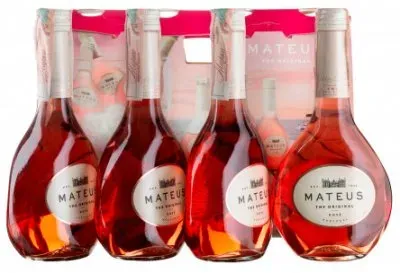 Вино Mateus Rose Мульти-Пак рожеве полусухе 0.25л 4 шт 11%