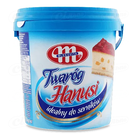Сир кисломолочний Mlekovita для випікання сирників 6,5%, 1кг