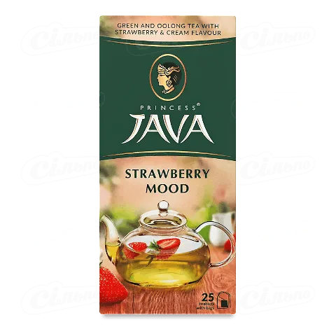Чай зелений «Принцеса Ява» «Полуничний настрій», 25*1,5г