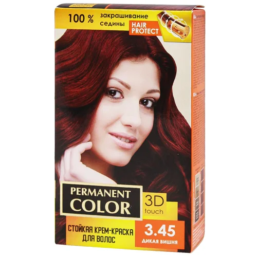 Крем-фарба для волосся Аромат Permanent Color 3.45 Дика вишня