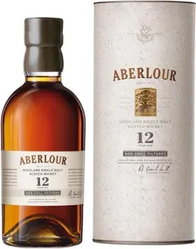 Віскі односолодовий Aberlour Non Chill Filtered 12 років витримки 0.7л 48% в тубусі