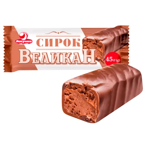 Сирок глазурований Ласунка ВеликаН какао 26% 45г