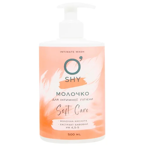 Молочко для інтимної гігієни O'shy Soft Care 500мл