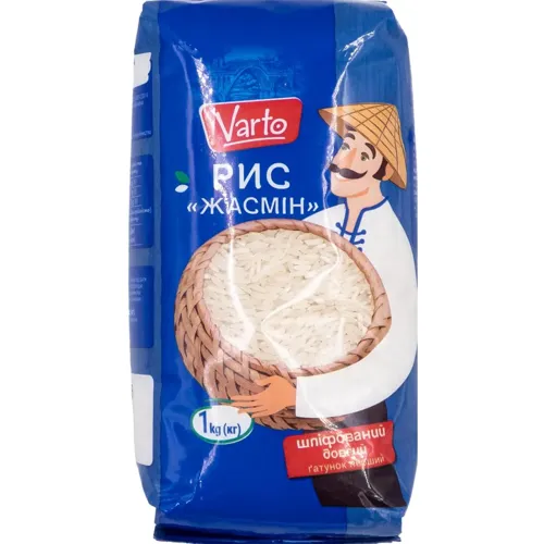 Рис Varto Жасмін шліфований довгозернистий 1 кг