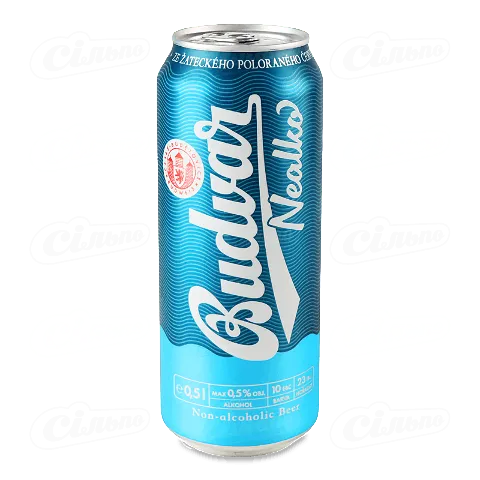 Пиво Budweiser Budvar Nealko світле безалкогольне 0,5л