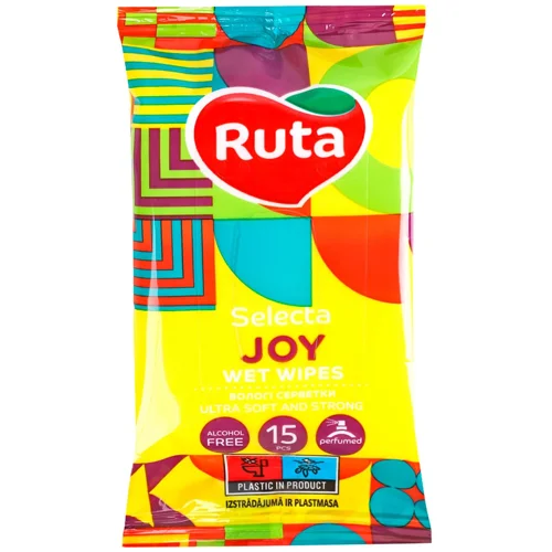 Вологі серветки Ruta Selecta Joy 15шт