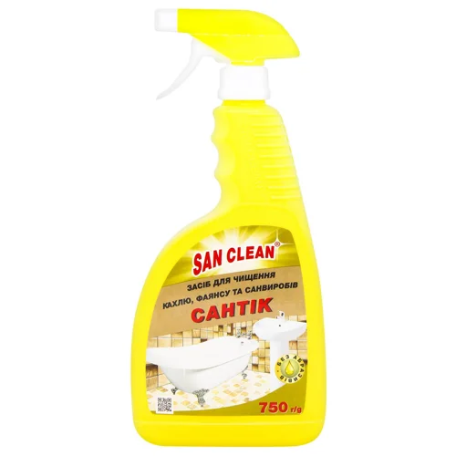 Засіб чистячий San Clean Сантік для ванної 750г