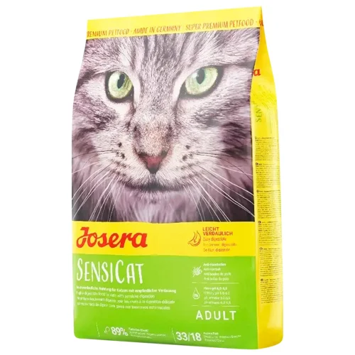 Корм сухий Josera SensiCat з домашньою птицею для котів з чутливим травленням 400г