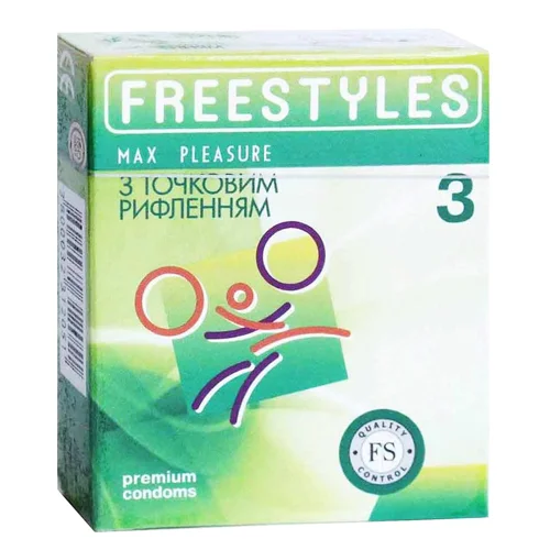 Презервативи Freestyles Max Pleasure 3шт