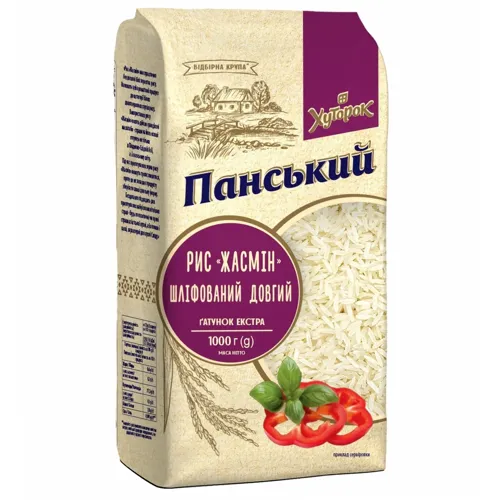 Рис Хуторок Панський Жасмін довгий 1кг