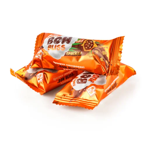 Цукерки Глазуровані Крекер Вищого Ґатунку Bon Bliss, 1 кг