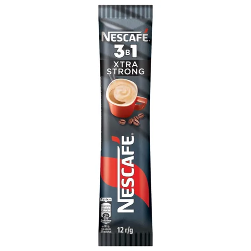 Напій кавовий NESCAFÉ® 3-в-1 Xtra Strong розчинний у стіках 12г х 24шт