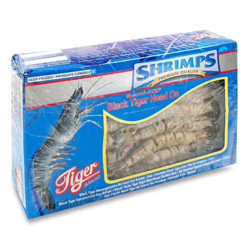 Креветка тигрова ціла Tiger розмірний ряд 21/30,800г