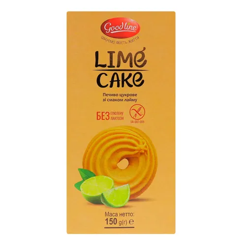 Печиво цукрове зі смаком лайма Good Line к/у 150г