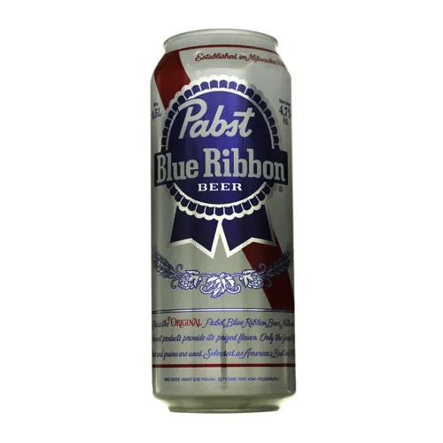 Пиво 0.5л 4.7% світле Pabst Blue Ribbon з/б