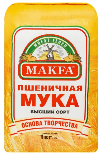 Борошно пшеничне Makfa м/у 1кг
