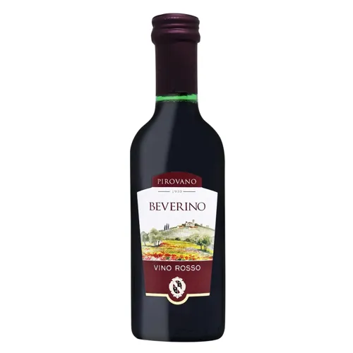 Вино Pirovano Beverino Rosso червоне сухе 10,5% 250мл