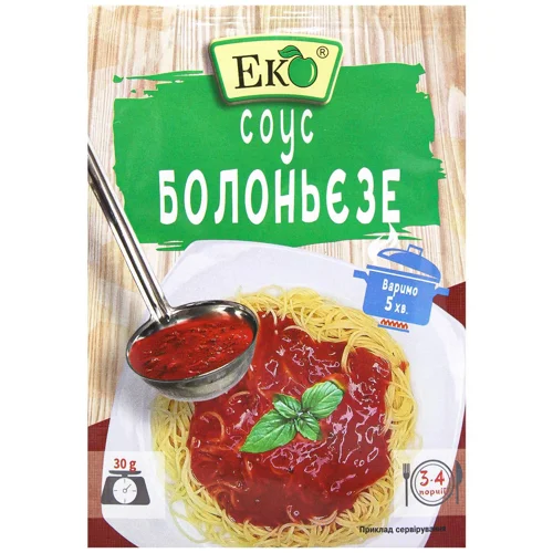 Приправа Еко Соус Болоньєзе 30г