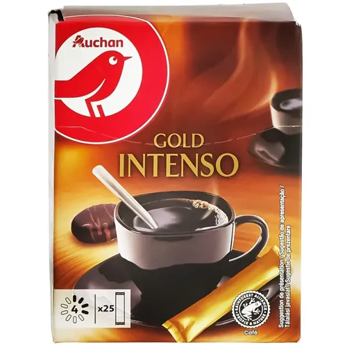 Кава Ашан розчинна в стіках 25шт*2г