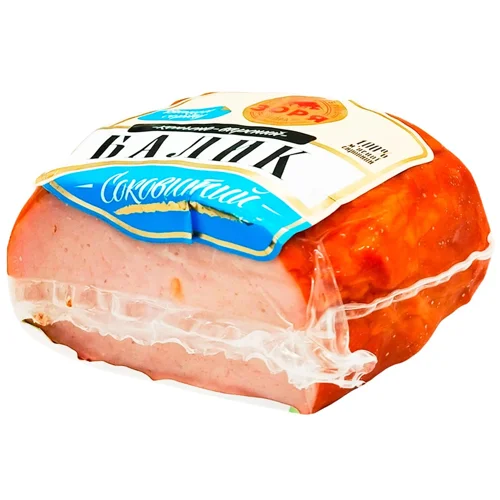 Балик Зоря Дніпра Соковитий копчено-варений вищий сорт