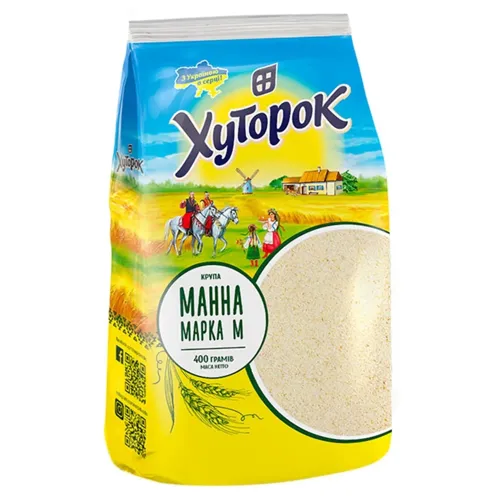 Крупа манна Хуторок марка М 400г