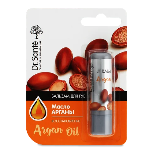 Бальзам для губ Dr.Sante з маслом Аргани, в/ґ, 3.6 г