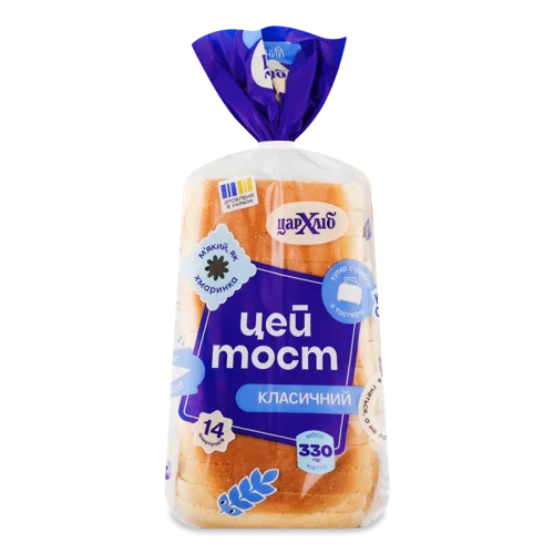 Хліб Нарізаний Цей Тост Цар Хліб В/М 330г