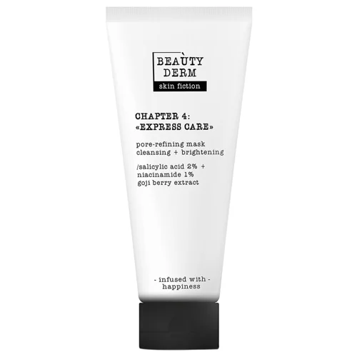 Маска для обличчя Beauty Derm Skin Fiction для очищення пор з саліциловою кислотою та ягодами годжі 75мл