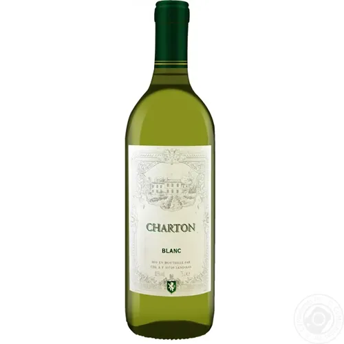 Вино Charton Blanc біле сухе 10,5% 0,75л