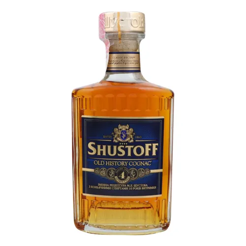 Коньяк 0.25л 40% 4 зірки Old History Shustoff