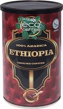Кава молотий Jamero Свежеобжаренный Eco Coffee Ethiopia 250г