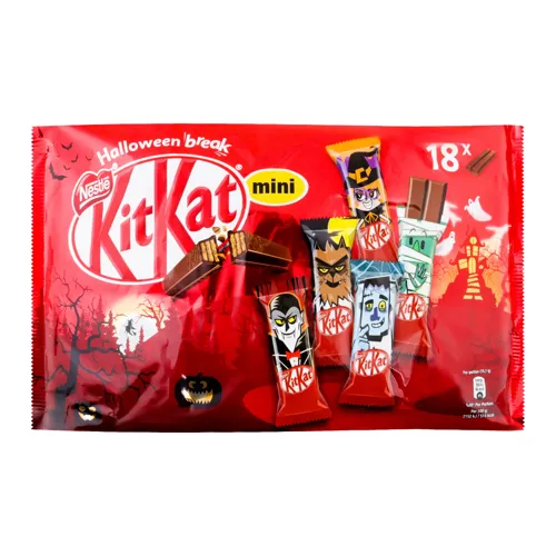Вафлі в молочному шоколаді Mini Halloween break Kit Kat м/у 18х16.7г