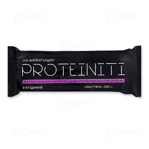Батончик Proteiniti протеїновий Ягідний 40г