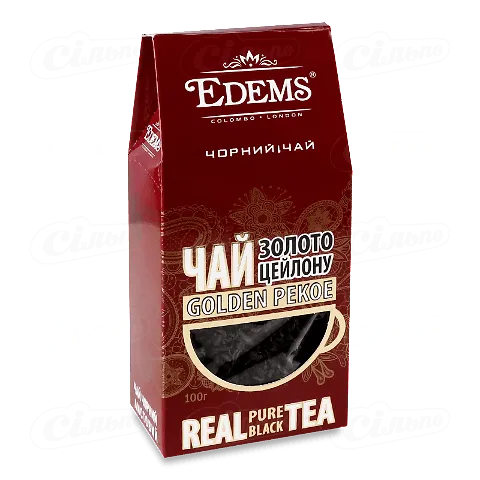 Чай чорний «Едемс» Золото Цейлону, 100г