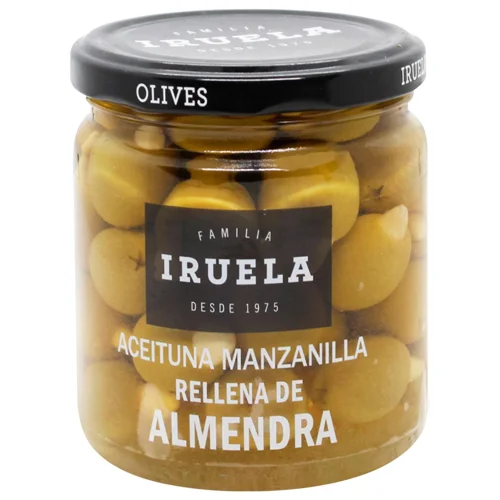 Оливки Iruela Manzanilla фаршировані мигдалем 370г