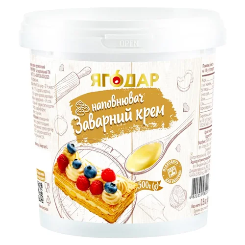 Наповнювач Yagodar Заварний крем 500г